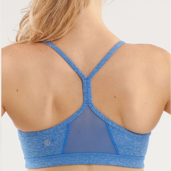 Lululemon Athletica Flow Y Bra IV in Heathered Porcelaine - Picture 2 of 8